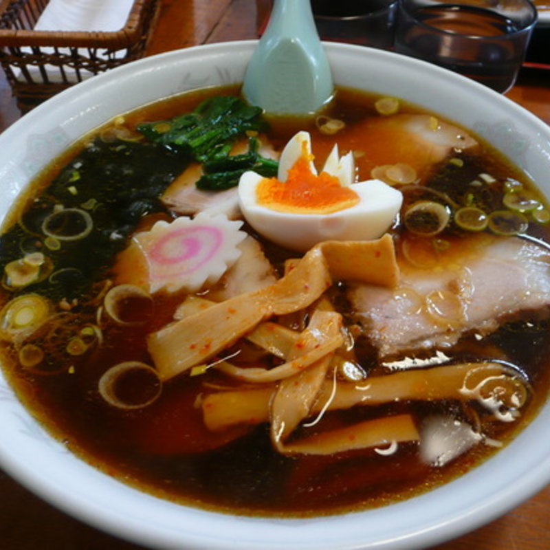 チャーシューメン大盛り(ファミリーレストランまつがみ )