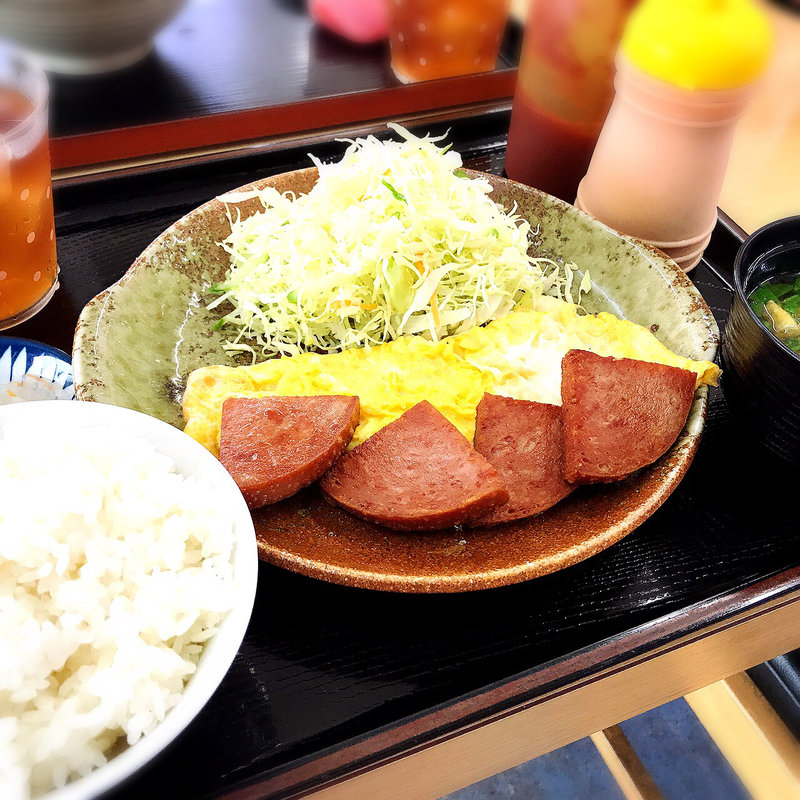 ポークたまご(花笠食堂 （はながさしょくどう）)