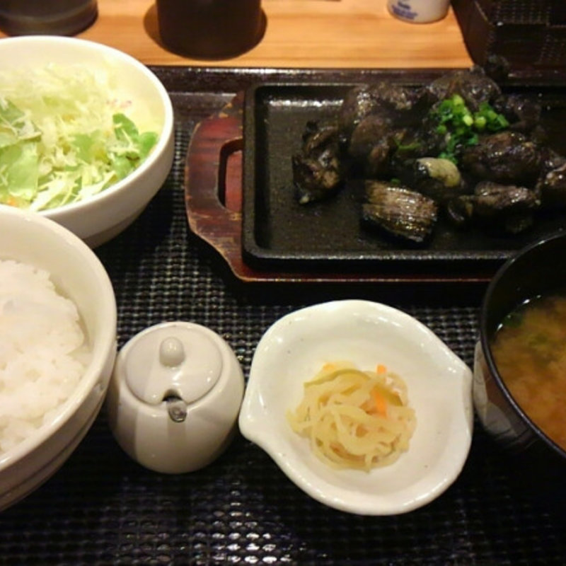 地鶏定食　Lサイズ(うめっちゃが食堂 福岡パルコ店)