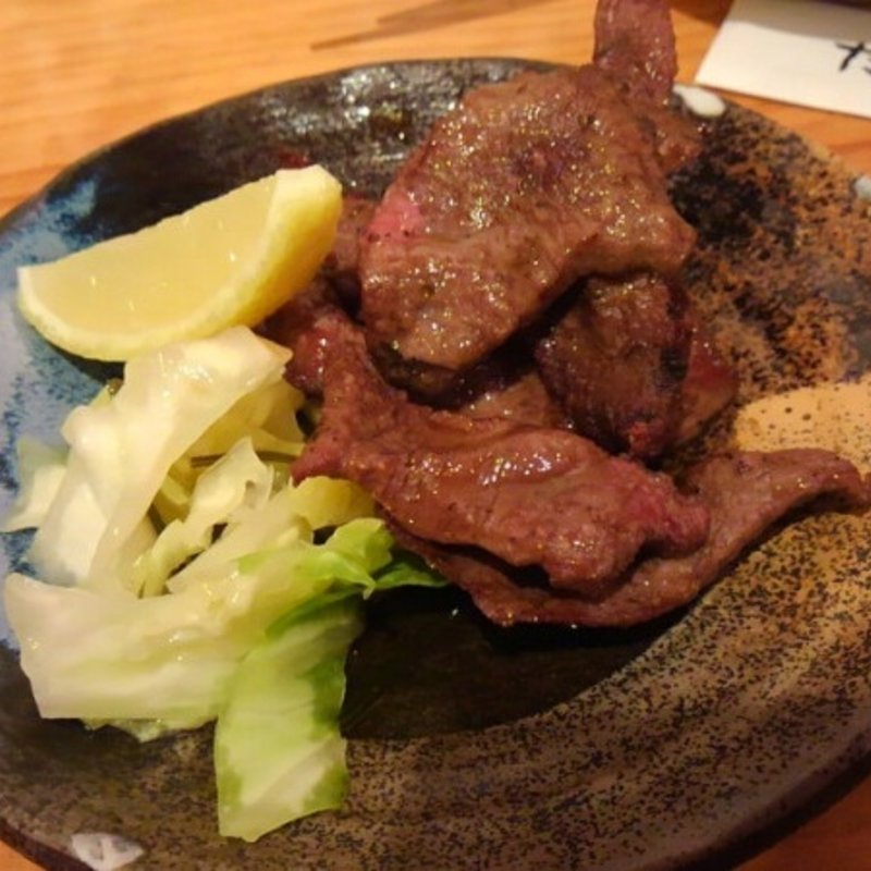 タンの網焼き(たんか 本店)