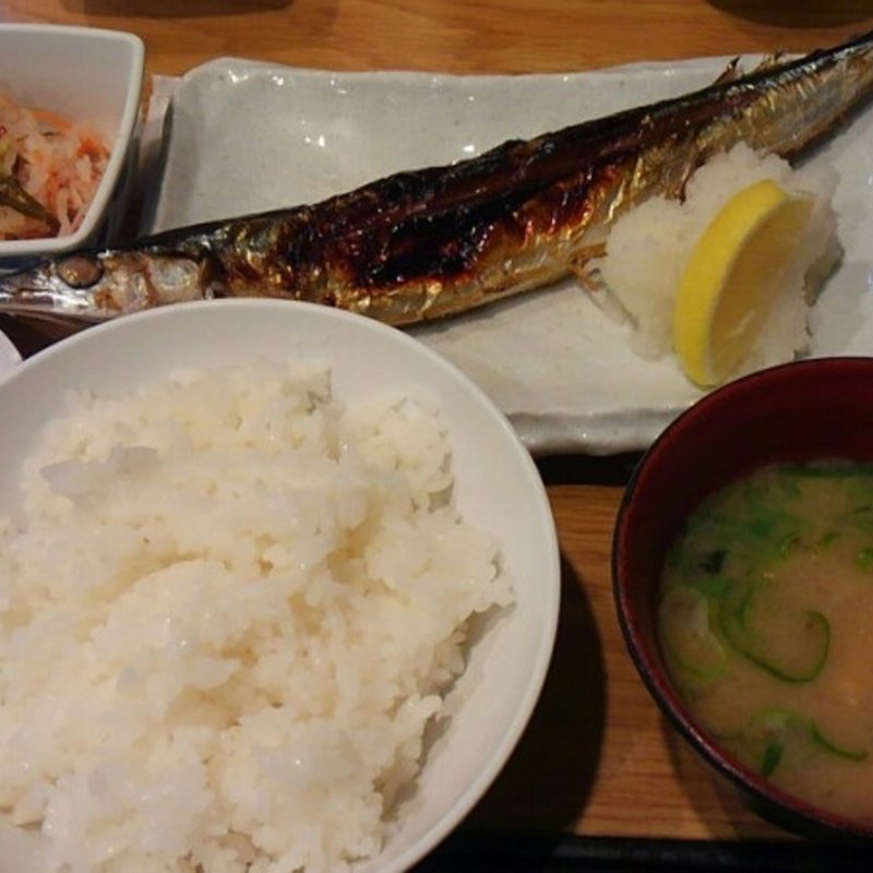 さんま定食(味の正福 天神コア本店 （あじのまさふく）)