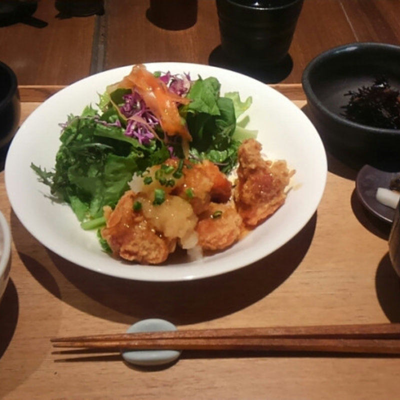 チキン南蛮定食ミックス(キャトルセゾン 旬 天神イムズ店 （Quatre Saisons Shun シュン）)