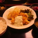 チキン南蛮定食ミックス(みどりや食堂)