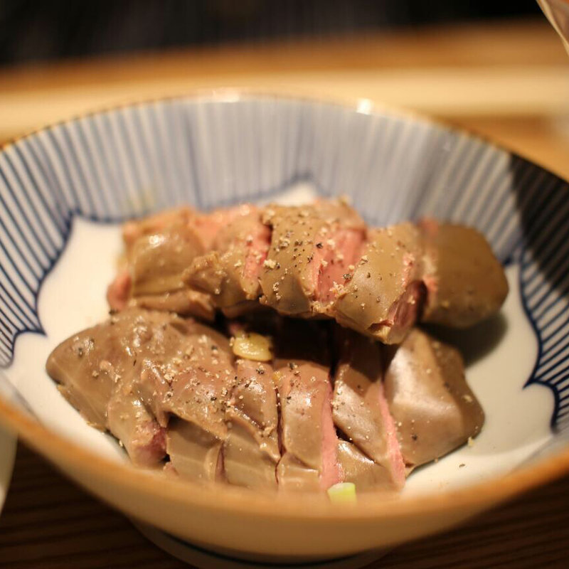 白レバーの柔らか煮(焼鳥ふくなが)