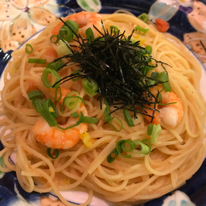 九条ねぎと海老とたらこバターの京風(先斗入ル 札幌アピア店)