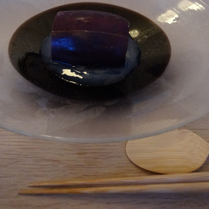 京都の、水茄子(八雲茶寮)