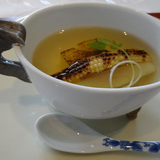 トウモロコシのお豆腐スープ