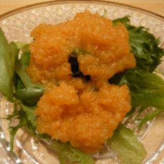 活菜のサラダ　（玉葱と人参のドレッシング）　(尾崎幸隆 （おざきゆきたか）)