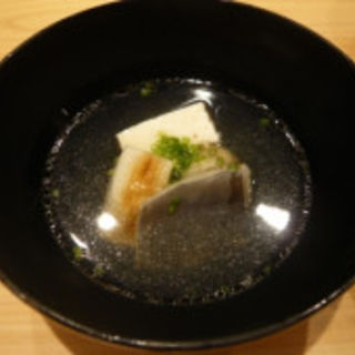 スッポン　焼き葱　豆腐(尾崎幸隆 （おざきゆきたか）)