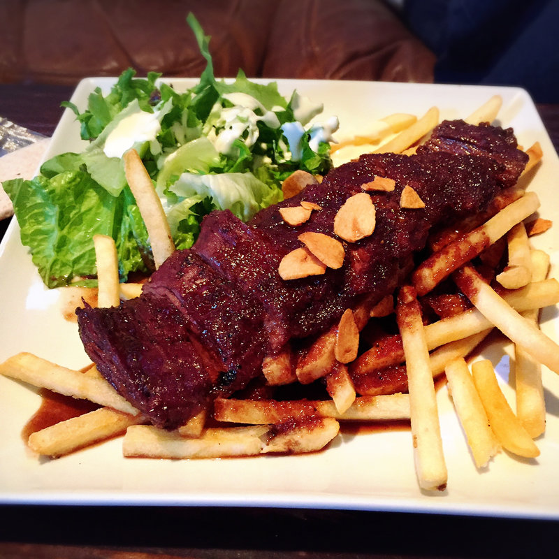 牛ハラミのステーキ(カフェチラックス)