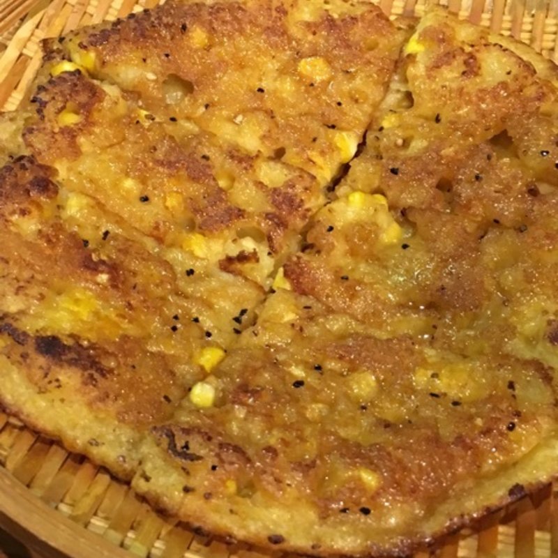 とうもろこしチヂミ(焼肉レストラン喜福世)