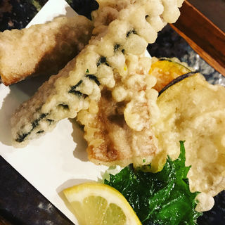 若さば天ぷら定食(とろさば料理専門店 SABAR 阪急三番街店)