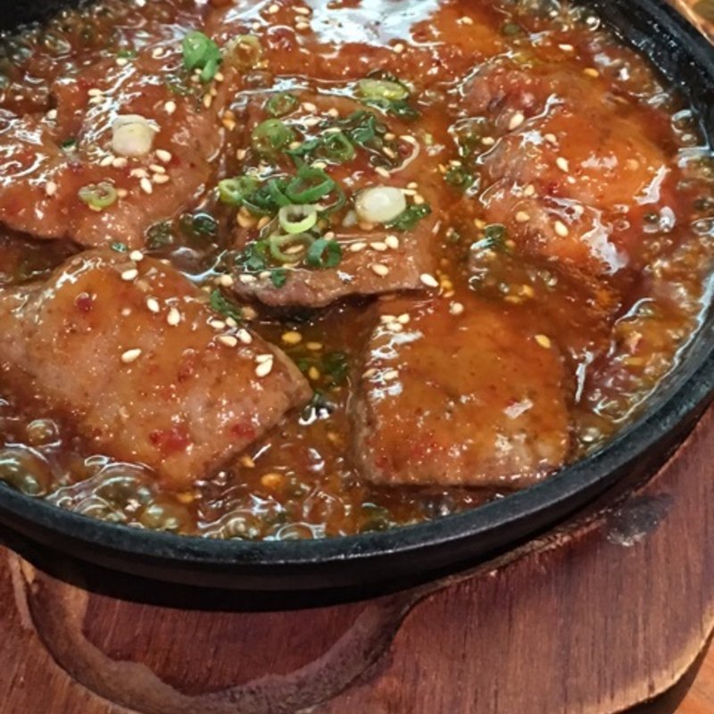 レバー焼き(焼肉レストラン喜福世)