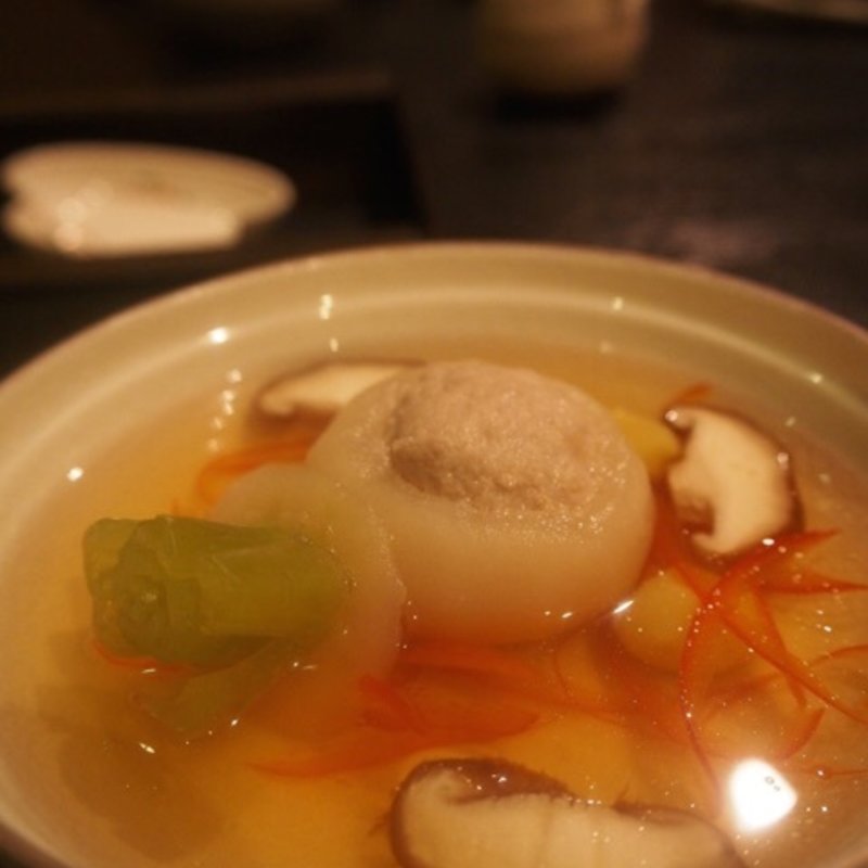 蕪の肉詰め蒸し(六本木 鮨処 碧海)