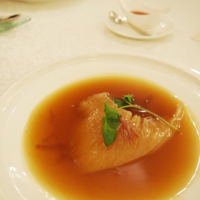 フカヒレの姿煮(銀座 飛雁閣)
