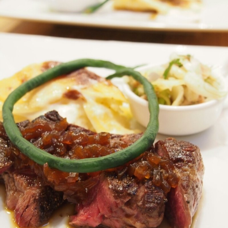 甲州ワインビーフのステーキ(山梨レストラン　メリメロ)