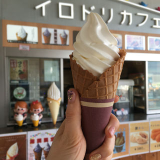 牛乳ソフトクリーム(旅のイロドリカフェ )
