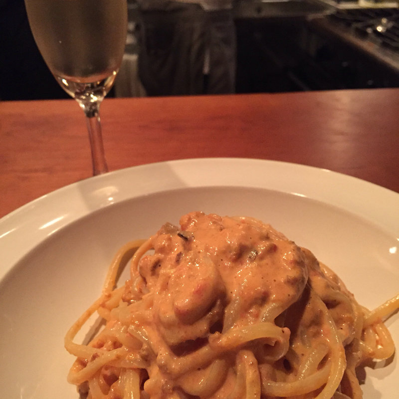 生ウニトマトクリームリングイネ(bar spesso)