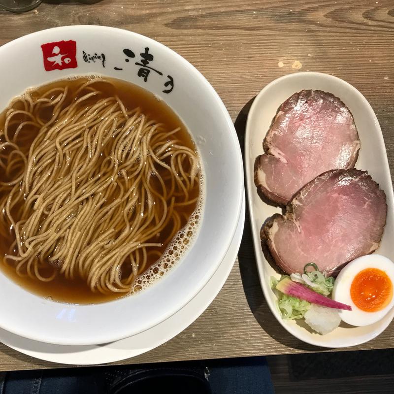 羅臼昆布と3種の本枯れ節小麦sobanoodles(和 dining 清乃 （セイノ）)