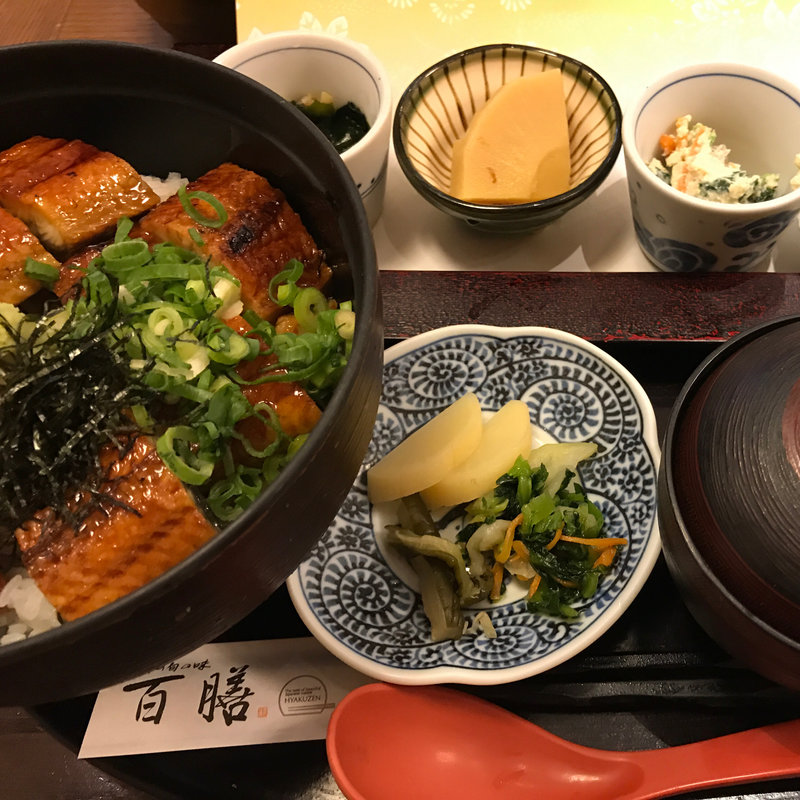 うなぎひつまぶし定食(日本の旬の味 百膳)