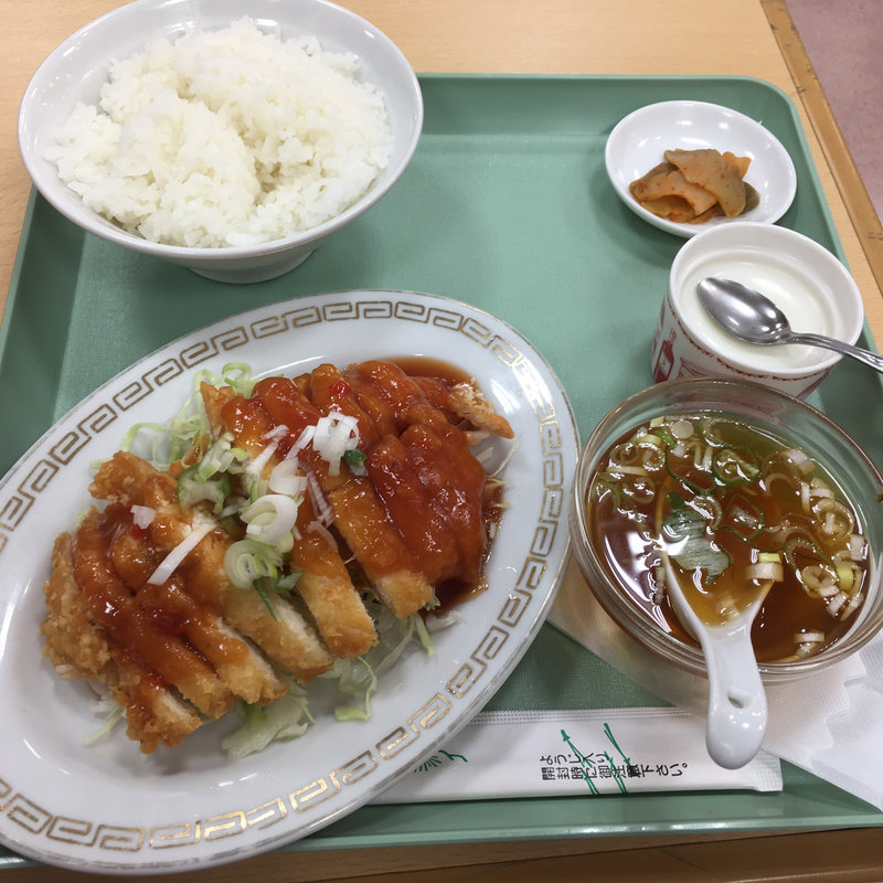 サクサク鶏の揚げ物定食(千里香)