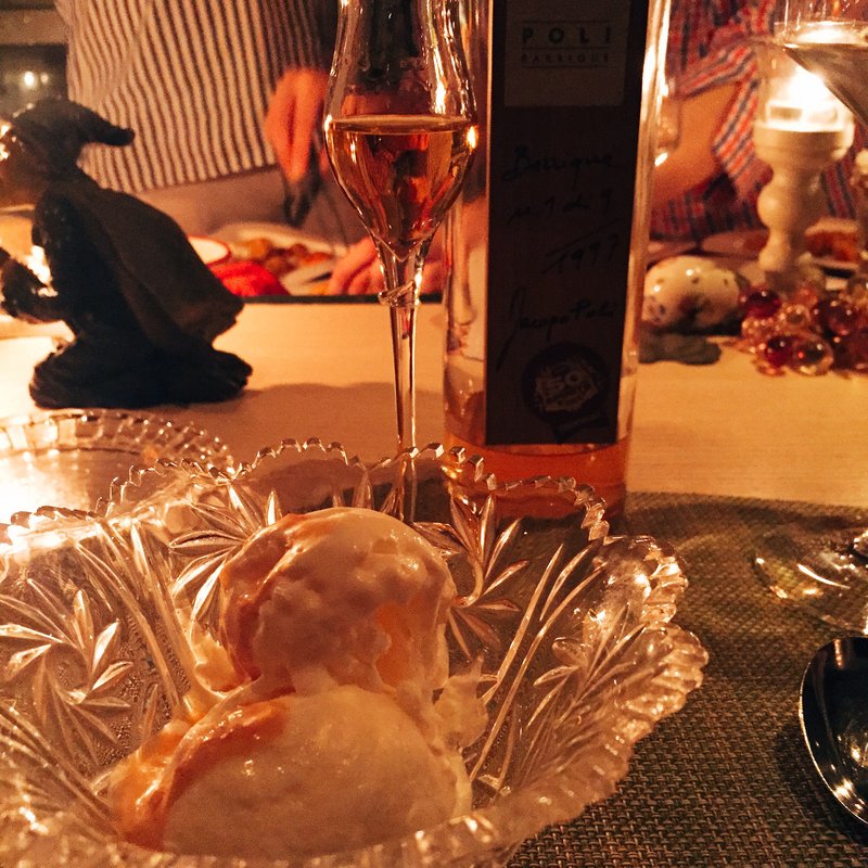 バニラのセミフレッド 雲丹ソース(unico-co)