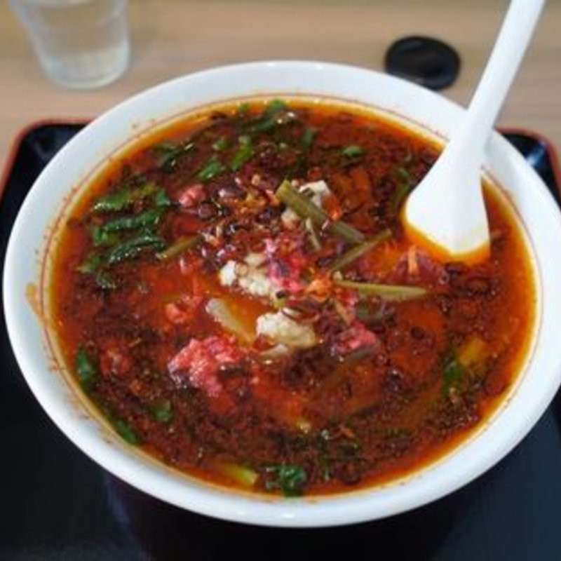 激辛満州ニラらーめん(中)(さかえや)