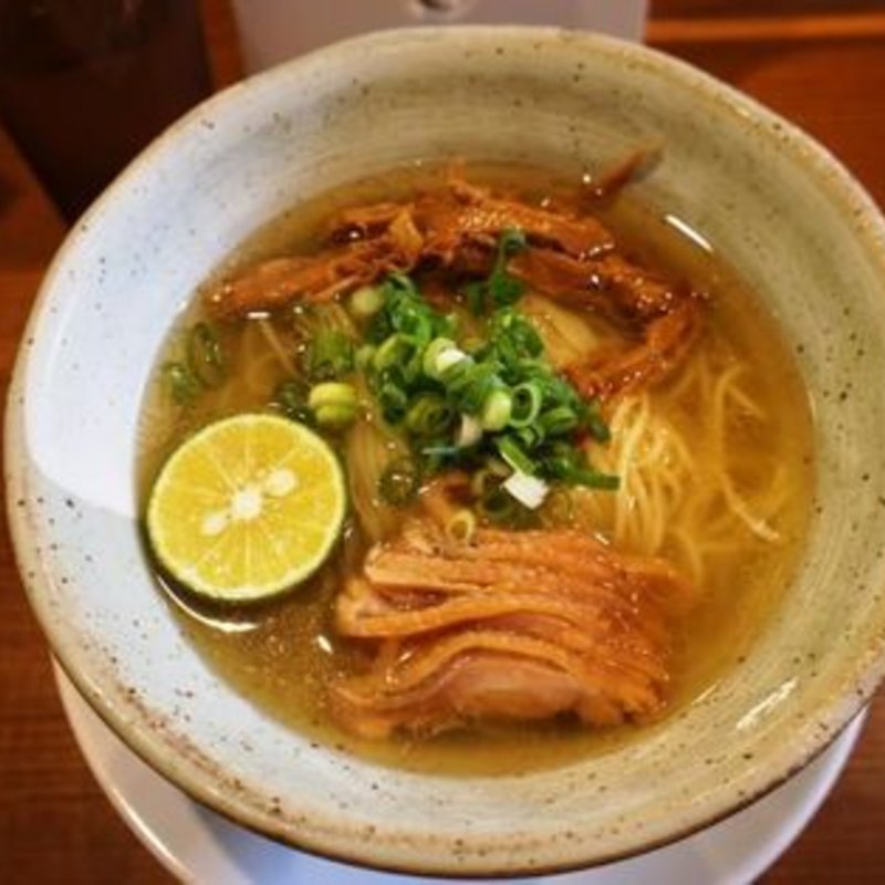 小アジにぼしの冷やしそば(荒町商店中華そば ふじやま)