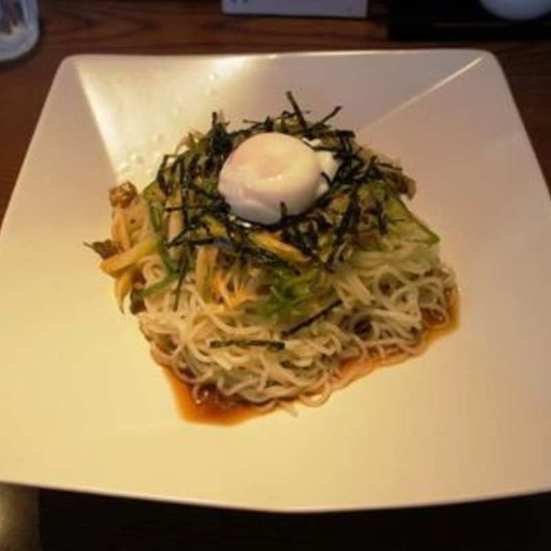 ネギ冷し麺(中華そば　坂内製麺 )