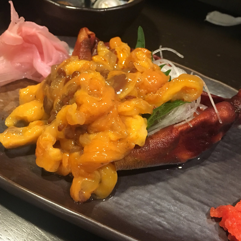 ホヤの刺身(鮨ダイニング伊倉)