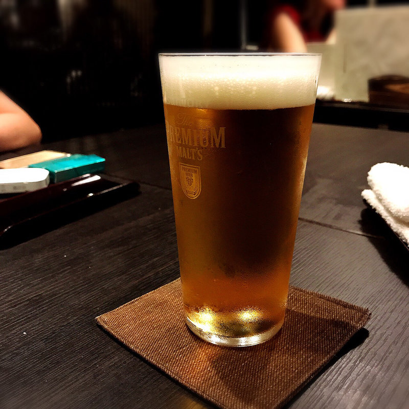 サントリープレミアムモルツ(炉端の佐藤 中目黒本店)