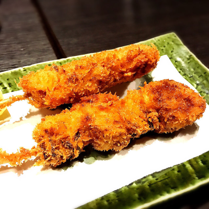 牛串揚げ(炉端の佐藤 中目黒本店)