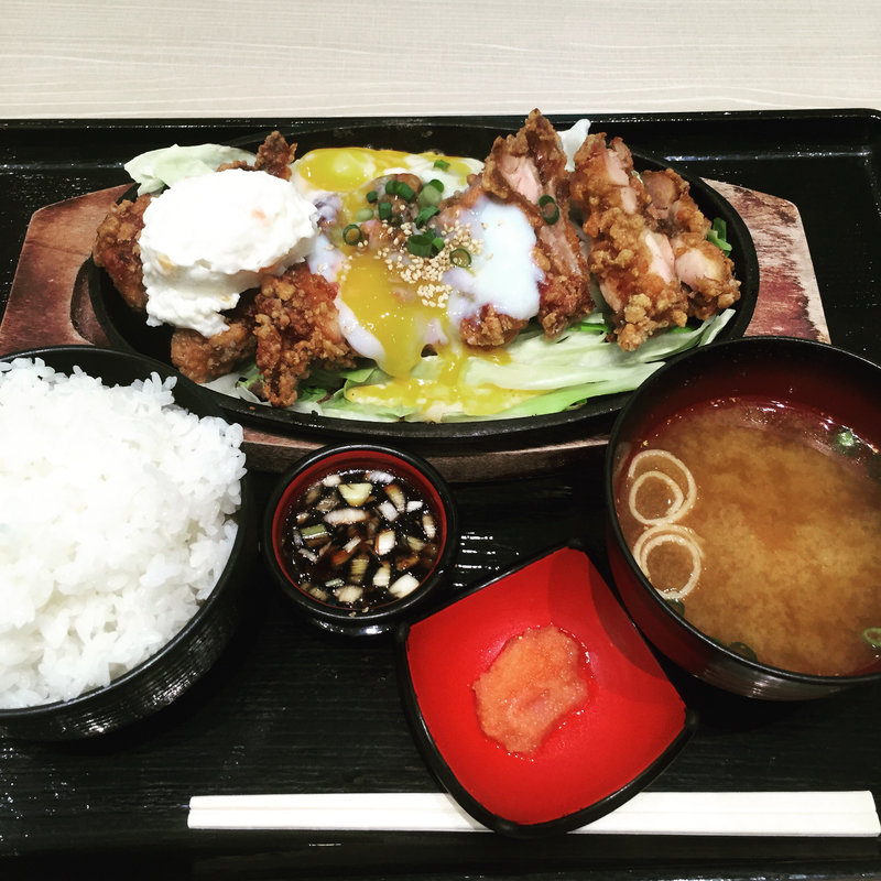 一枚唐揚げ御膳(鶏丼や博多華味鳥 ららぽーと豊洲店)