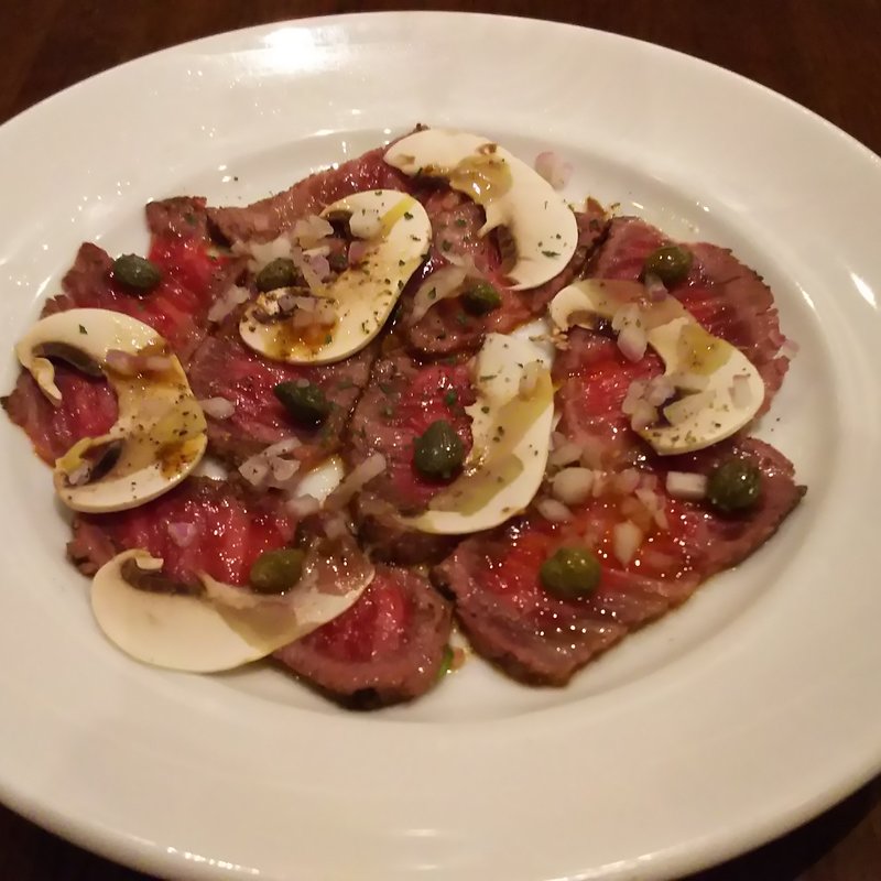 熟成和牛肉のカルパッチョ(ビストロ ランタン 武蔵小杉店)