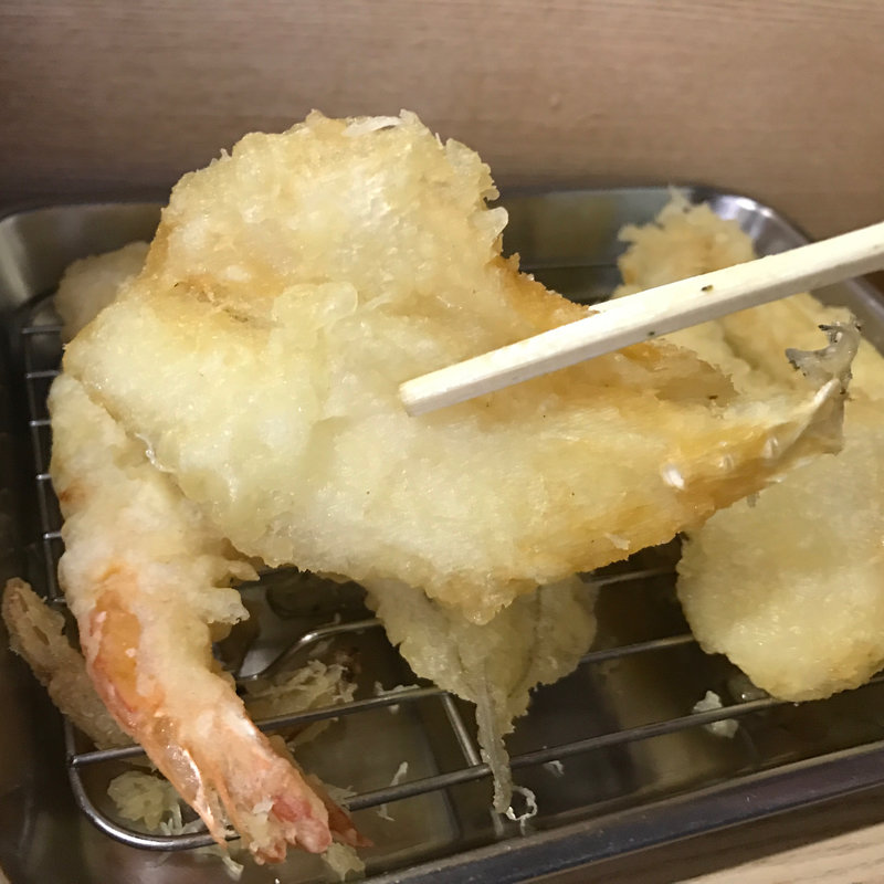 福天ぷら定食（キス）(みうら)