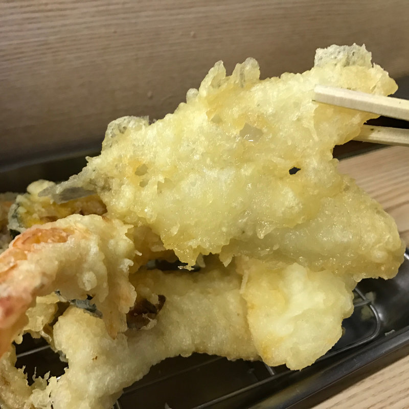 福天ぷら定食（フグ）(みうら)