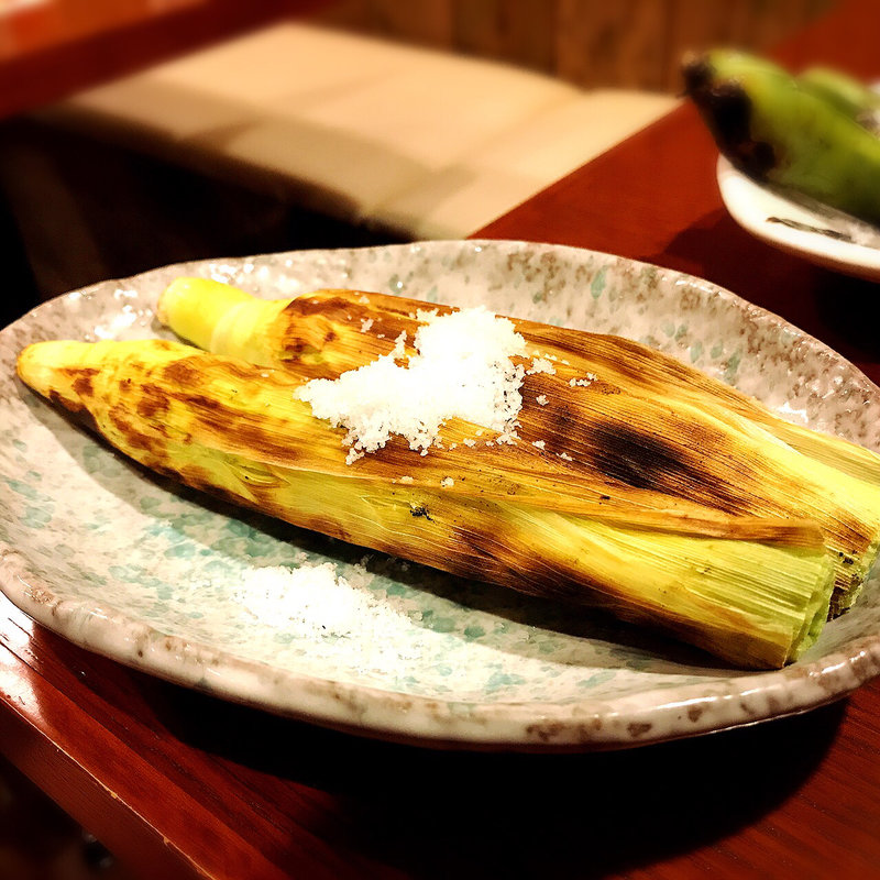 特大皮付きヤングコーン(恵比寿 牛たん 英司)