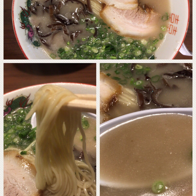 豚骨二八ラーメン(ラーメン処 ぎょらん亭)