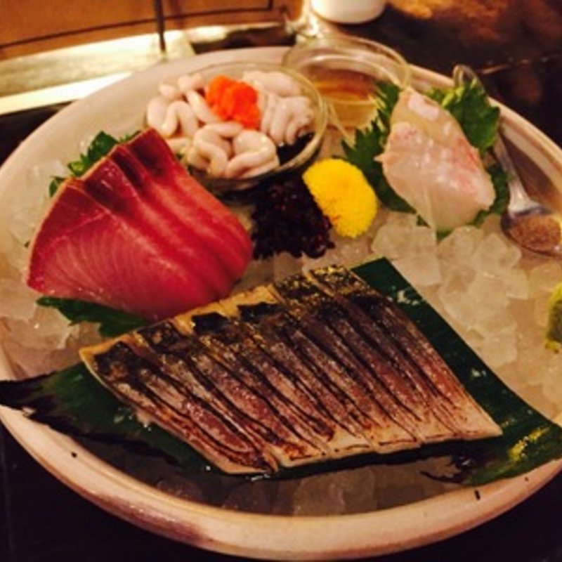 お刺身は選べる4点盛り(青山ゑびす堂)