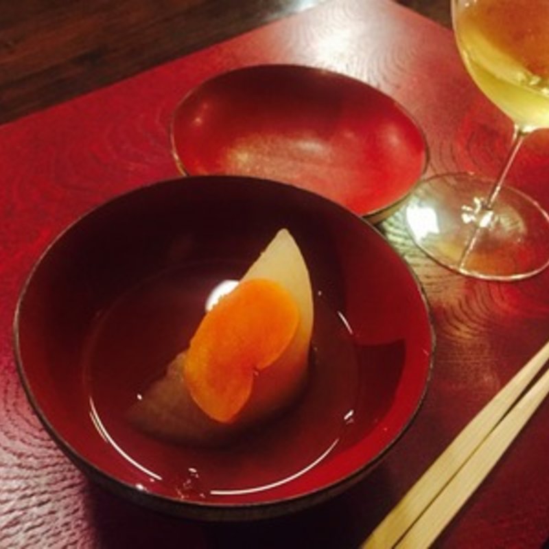 大根にからすみ(ほねラボラトリー )