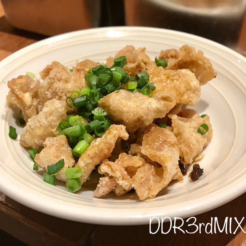 かりかり鶏皮ポン酢(串かつ でんがな 両国店)