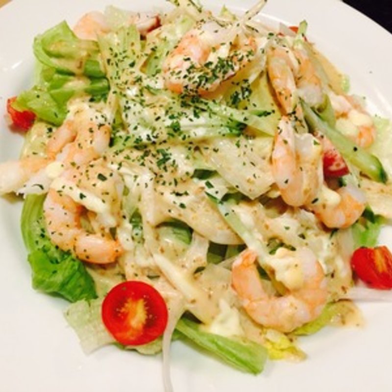 海老サラダ(ステーキやるじゃん 本店)