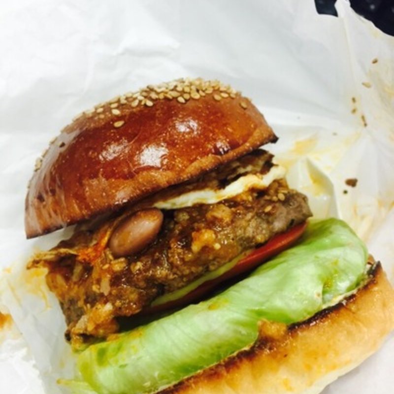 チリビーンズエッグバーガー(ブラザーズ 人形町本店 （BROZERS'）)