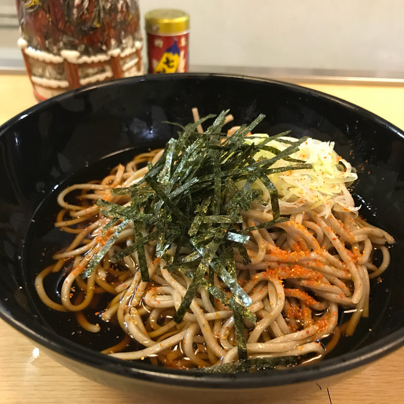 冷やしかけそば(しなの ながでん長野駅横 )
