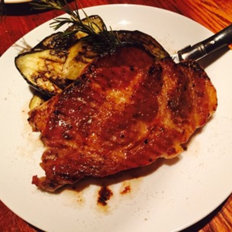 やわらか豚』肩ロースのグリル 焼き茄子添え(グラマシー・テーブル（GRAMERCY TABLE）)