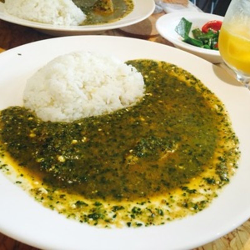 極上のかきとほうれん草のカリー(すぱいす )