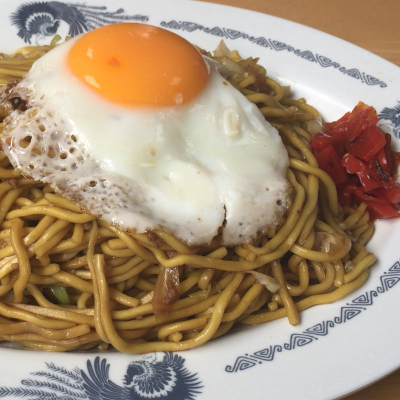 肉玉ダブル焼きそば(藤春食堂 （フジハルショクドウ）)