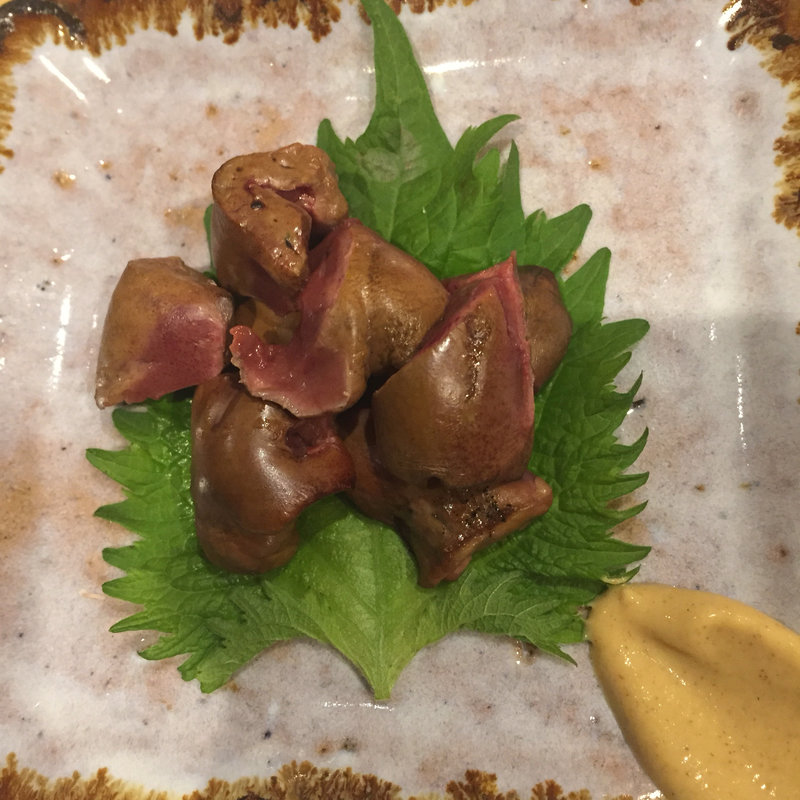 レバーの燻製(焼き鳥貴)