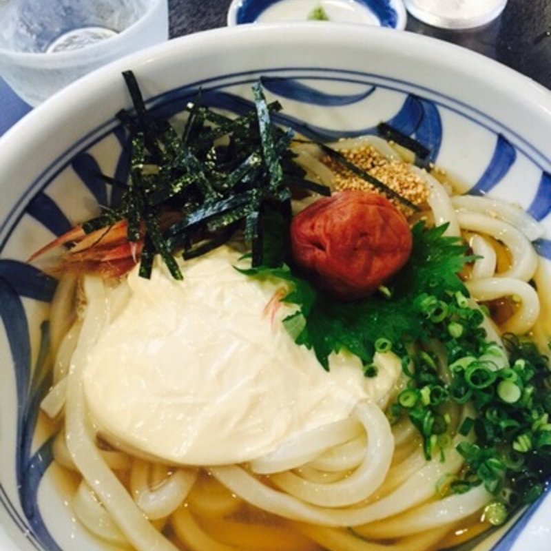 梅ゆばぶっかけ(手打うどん すみた)