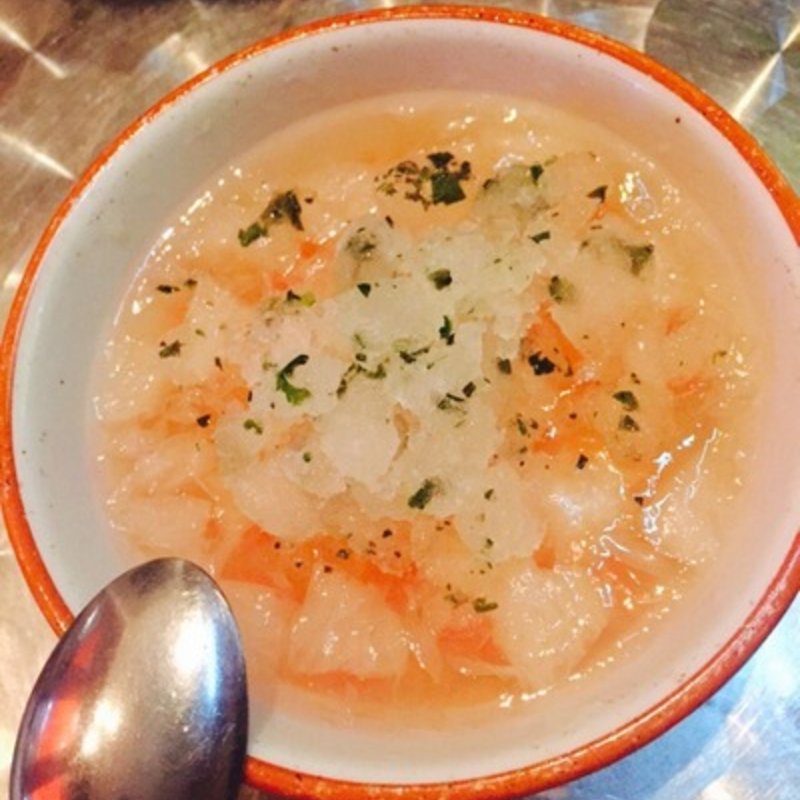 グレープフルーツゼリーとバジルのシャーベット(グッドミート・バル )